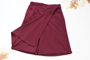 Plus | Combination Culotte - Front Panel & Full Skirt Back (Winter Solids)