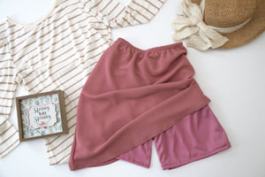 Skirt-Style Culottes (Summer Solids)