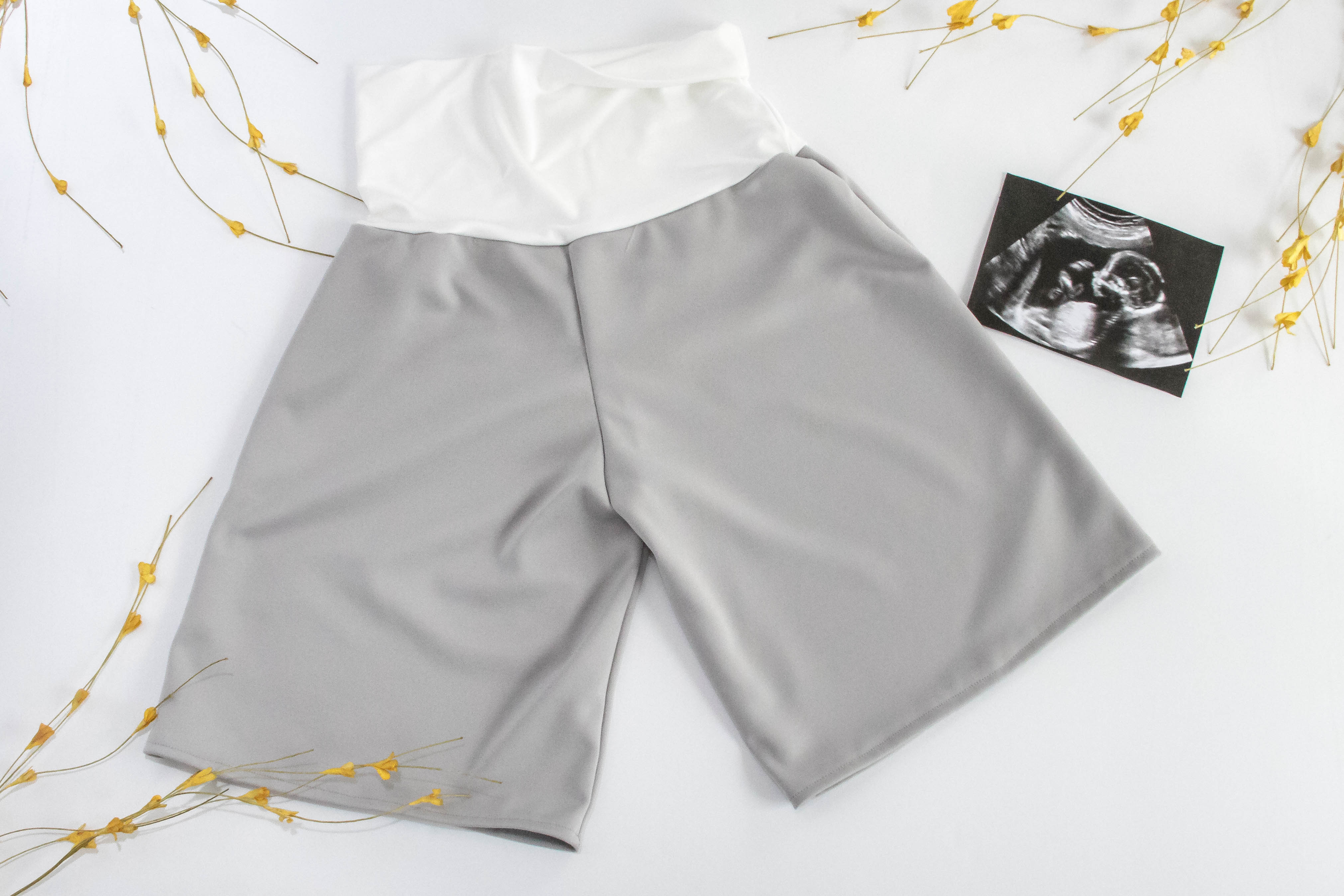 Maternity | Split Skirt (No Panel) (Winter Solids)
