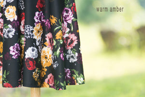 Plus | Split Skirt (Winter Patterns)